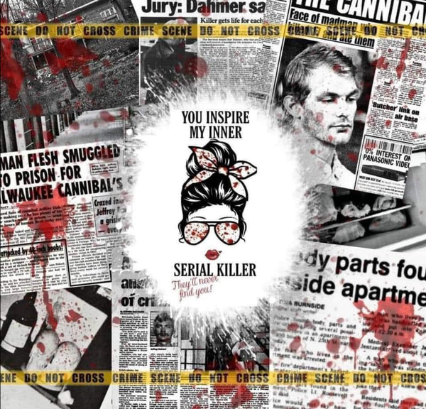 SERIAL KILLER TUMBLER – Stencil It Up