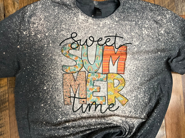 SWEET SUMMERTIME BLEACHED T-SHIRT