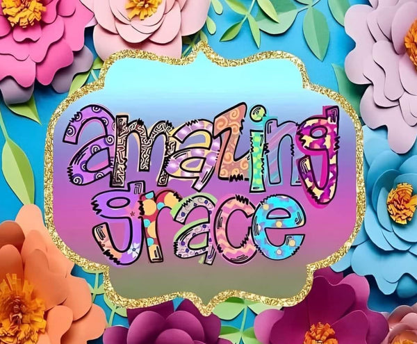 AMAZING GRACE COLORFUL TUMBLER