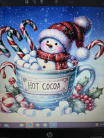 HOT COCOA SNOWMAN TUMBLER