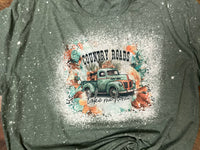 COUNTRY ROADS  BLEACHED T-SHIRT