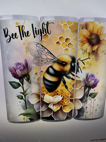 BEE THE LIGHT TUMBLER