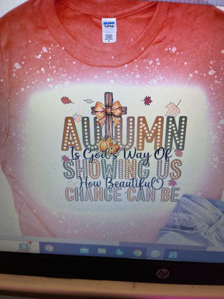 AUTUMN BLEACHED T-SHIRT