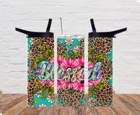 LEOPARD BLESSED  TUMBLER