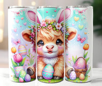 EASTER HIGHLAND FLOWER HEADBAND TUMBLER