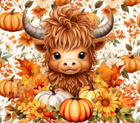 HIGLAND COW PUMPKINS TUMBLER