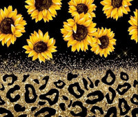 SUNFLOWER LEOPARD TUMBLER