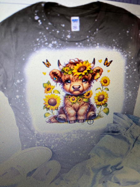 SUNFLOWER HIGHLAND T-SHIRT