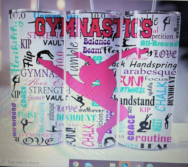 GYMNASTICS TUMBLER