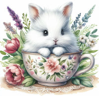 BUNNY IN TEA CUP TUMBLER