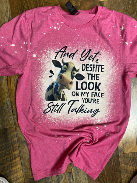 AND YET COW T-SHIRT