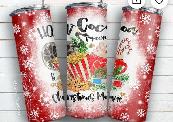 HOT COCOA POPCORN TUMBLER