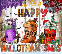 HALLOTHANKSMAS TUMBLER