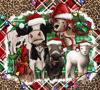 CHRISTMAS FARM ANIMAL TUMBLER