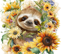 SUNFLOWER SLOTH TUMBLER