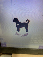 GOLDEN DOODLE STENCIL FITS 15” round