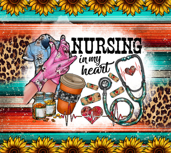 NURSING IN MY HEART TUMBLER