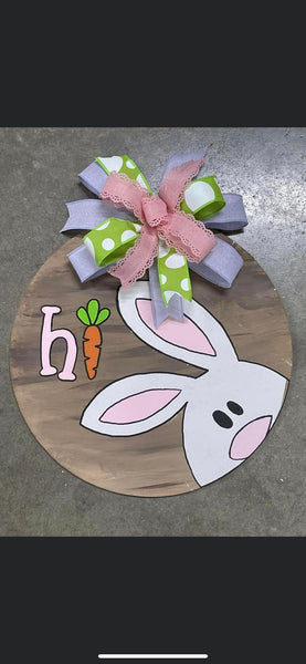 Bunny Hi Stencil