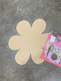 DAISY DOOR HANGER BLANK WITH STENCIL/cones with last name initial