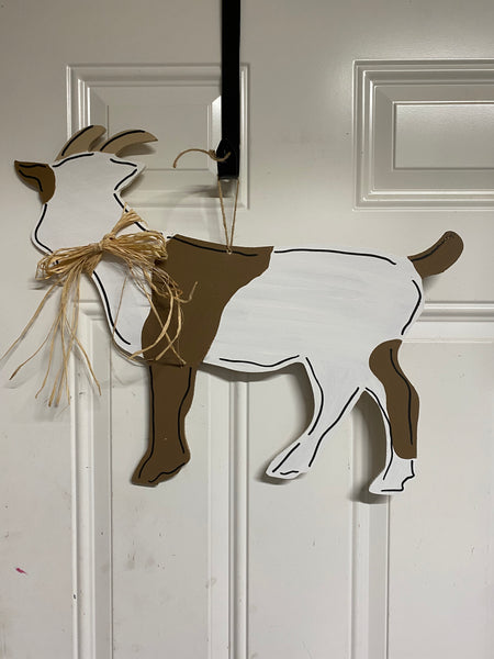 GOAT DOOR HANGER BLANK NO STENCIL