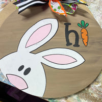 BUNNY ROUND HI STENCIL FITS 15” ROUND