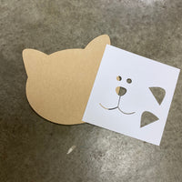 KID CAT BLANK WITH STENCIL