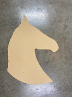 HORSE HEAD DOOR HANGER BLANK No Stencil