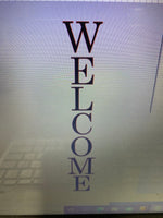 TALL WELCOME STENCIL CENTURY FONT