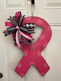 SURVIVOR RIBBON DOOR HANGER W/ STENCIL