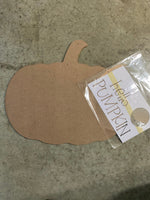 HELLO PUMPKIN DOOR HANGER BLANK WITH STENCIL