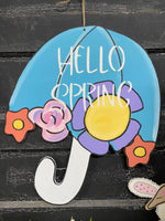 PAINTED UMBRELLA DOOR HANGER