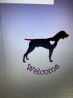 GERMAN SHORT HAIR POINTER STENCIL FITS 15” round