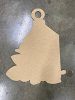 FLOWER LANTERN DOOR HANGER BLANK WITH STENCIL