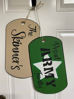 ARMY/NAVY BLANK WITH STENCIL